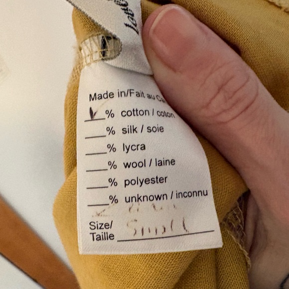 Smoking Lily Mustard Floral Skirt - Small - Picture 7 of 7